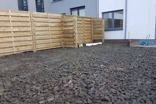 Remise en état d'un jardin